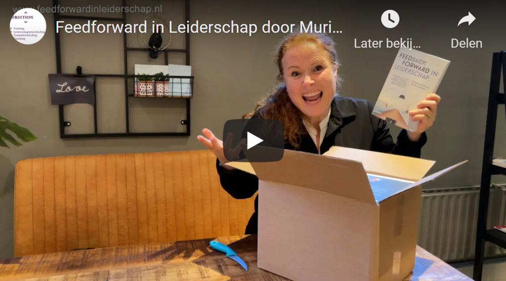 Video Feedforward in Leiderschap door Muriel Schrikkema